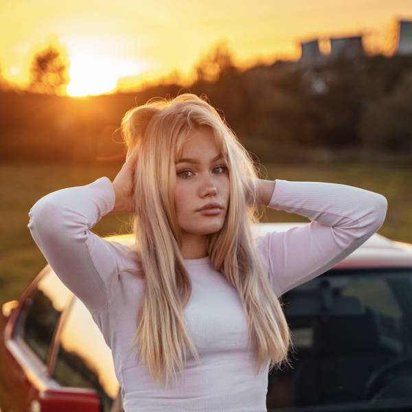 profilova fotografia modelka